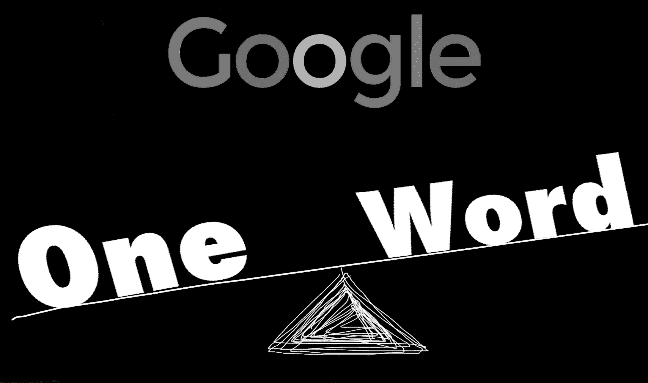 جوجل-كلمة-واحدة