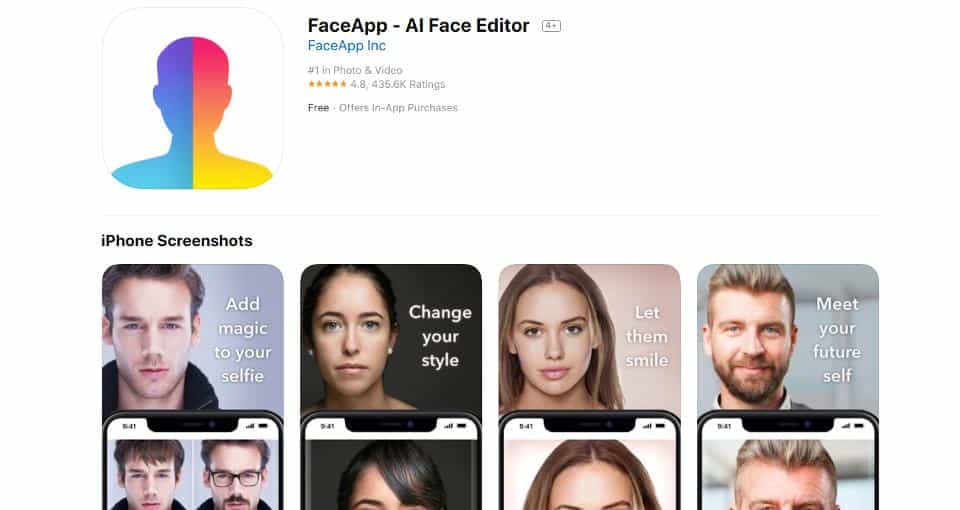 مكتب التحقيقات الفدرالي يحذر من استخدام تطبيق FaceApp